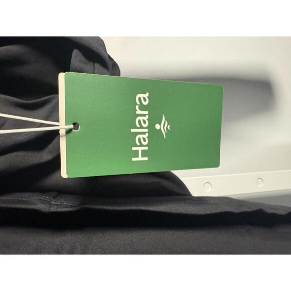 NWT Halara Round Neck Long Sleeve Casual Tunic Top Black L - Picture 6 of 8